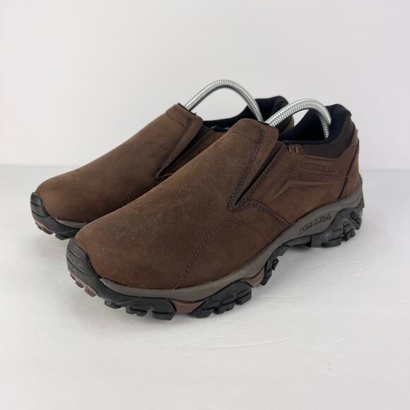 EUC Merrell Size 8 Men's Moab Adventure Moc Hiking Shoes Vibram sole J91837 - Picture 1 of 10